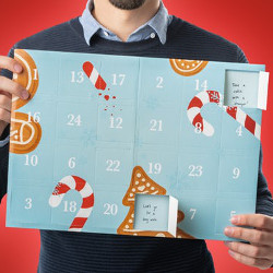 Egen adventskalender med text