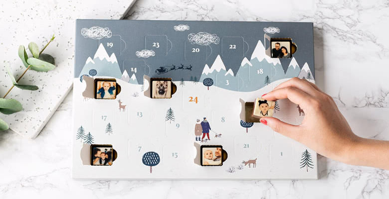 Chokladkalender med foton - 2021
