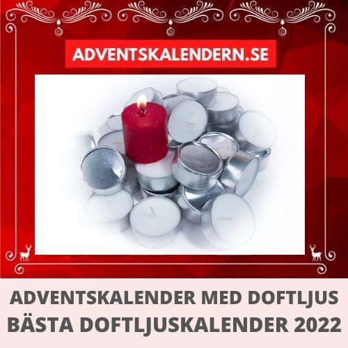 Adventskalender doftljus - Doftljuskalender 2022
