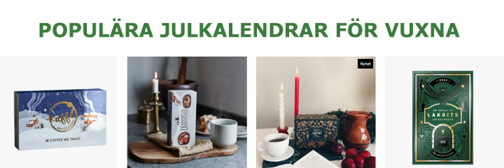 Julkalendrar till vuxen