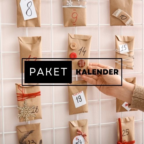 Paketkalender - Adventskalender med egna paket