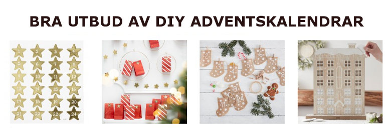 DIY adventskalender för vuxna & barn