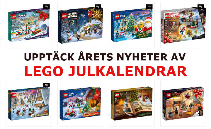 lego adventskalendrar - Alla valmöjligheter till advent 2023