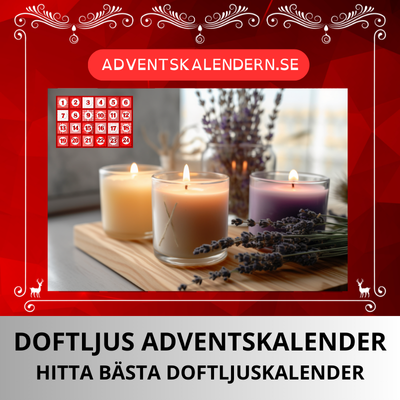 Adventskalender doftljus - Julkalender