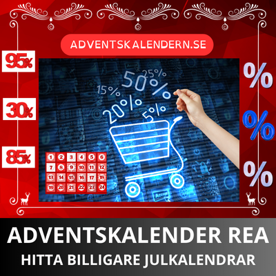 Adventskalender rea - Handla billig julkalender med rabatt