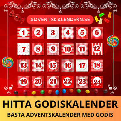 Godiskalender - Adventskalender med godis