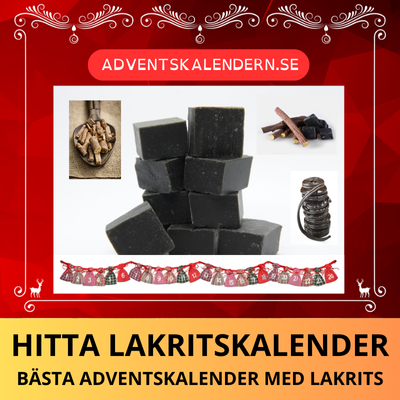 Lakritskalender - Lakrits adventskalender