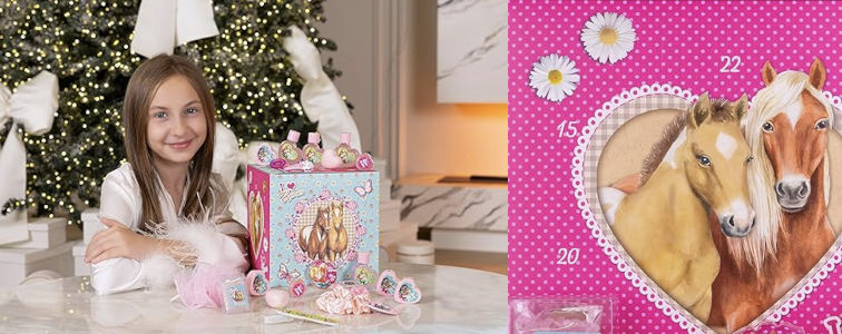 Accentra adventskalender med häst design