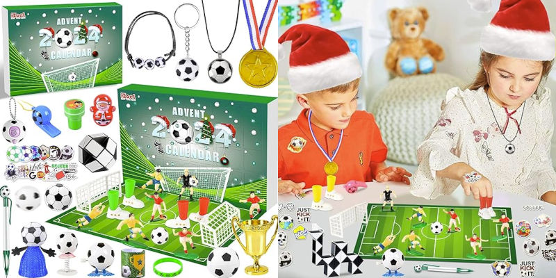 Adventskalender barn fotboll - Bästa fotbollskalender till pojkar och flickor