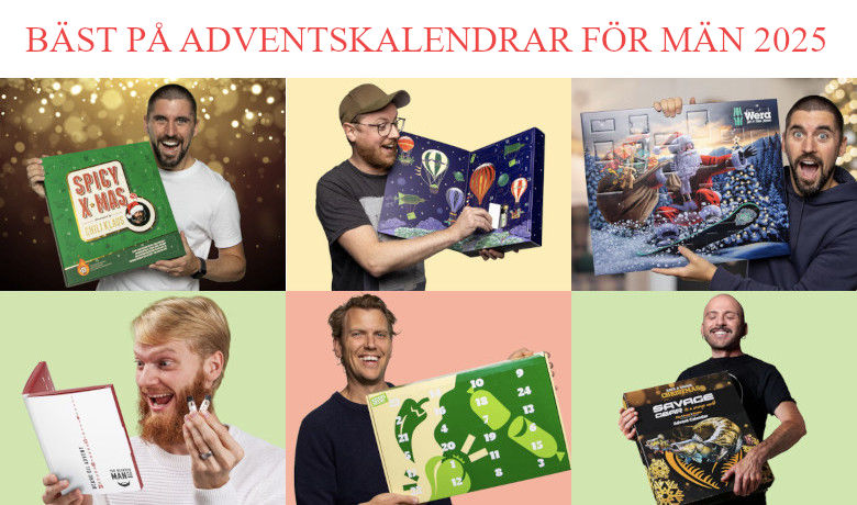 Adventskalender för män - Bäst på julkalender till honom 2025