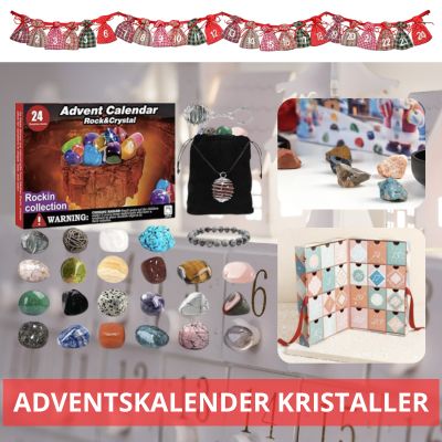 Adventskalender kristaller 2025 - Kristallkalender