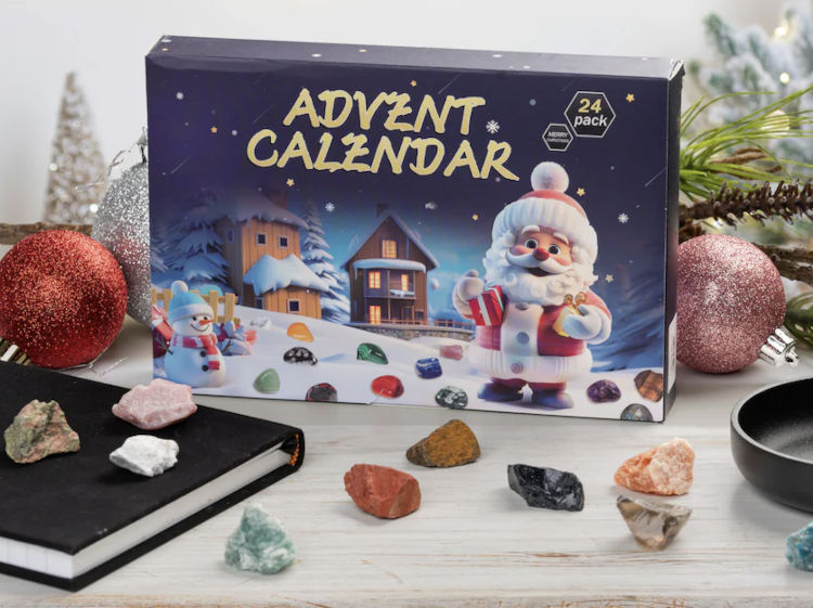 Adventskalender med Råa Kristaller - julkalender tips till barn