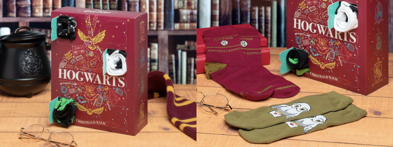 Adventskalender med strumpor till barn - Harry Potter julkalender