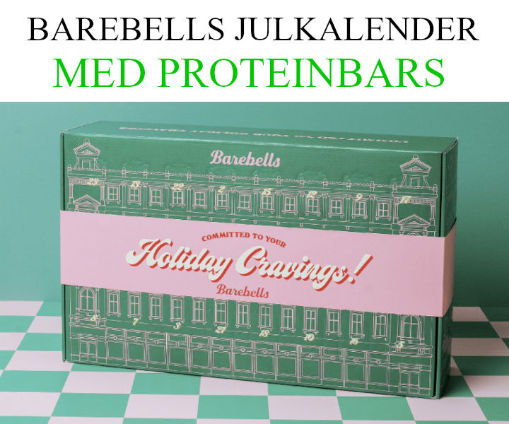 Barebells julkalender - Adventskalender proteinbar