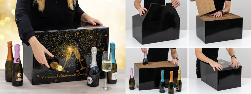 Bubbel kalender - Gör egen Prosecco adventskalender