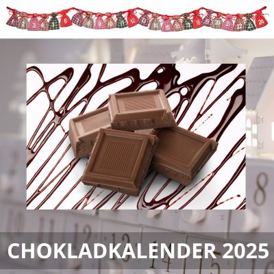 Chokladkalender 2025 - Choklad adventskalender till vuxna och barn