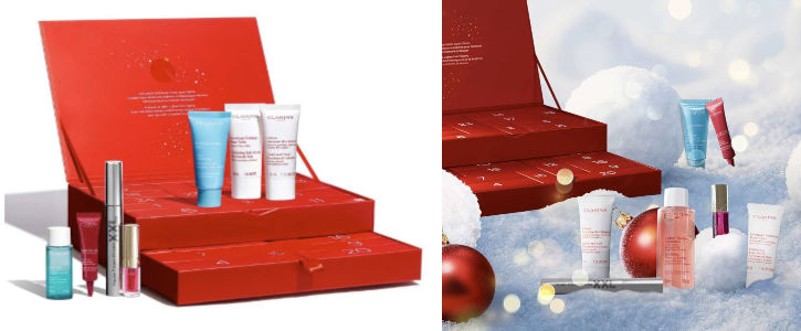 Clarins adventskalender 2025 - Smink julkalender
