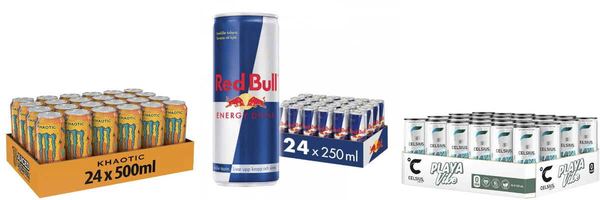 Energidryck till julkalender