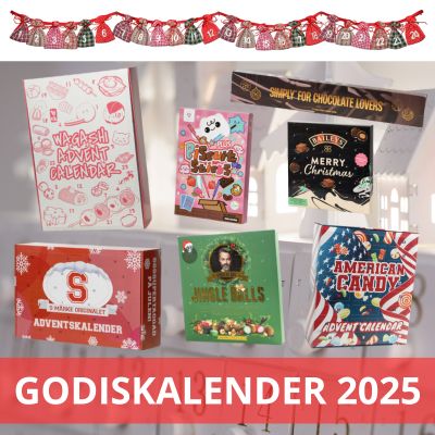 Godiskalender 2025 - Hitta godis julkalender och adventskalender