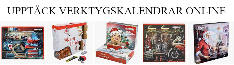 Handla verktyg julkalendrar på nätet