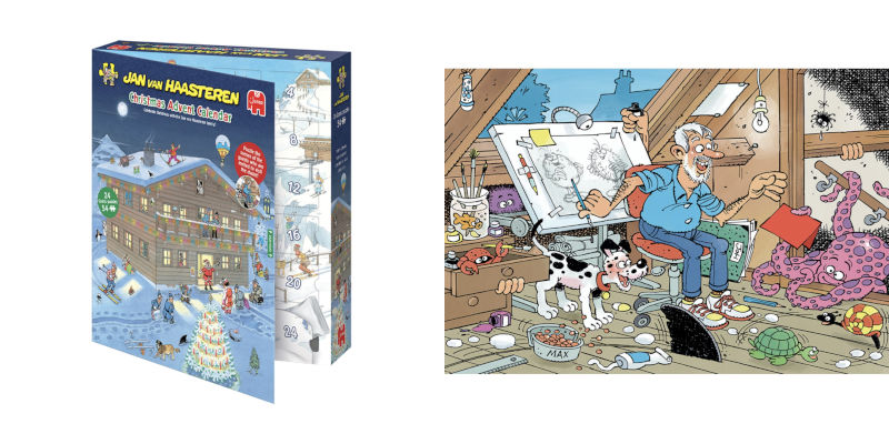 Jan van Haasteren pusseladventskalender 2025