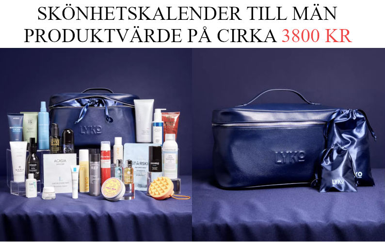 Julkalender män - Skönhetskalender till pojkvän