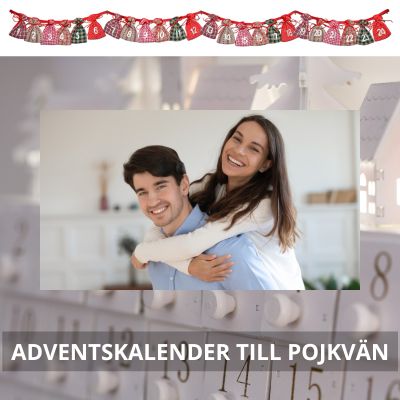 Julkalender pojkvän - Gör egen adventskalender till pojkvän