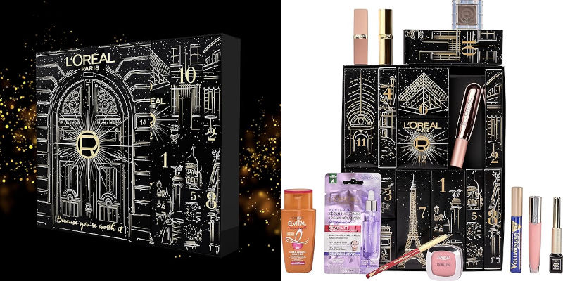 L'Oréal Paris Mini adventskalender - Smink julkalender med 12 luckor