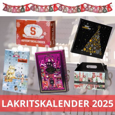 Lakritskalender - Lakrits julkalender och adventskalender 2025