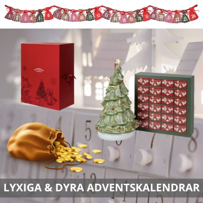 Lyxig och dyr julkalender - exklusiva adventskalendrar