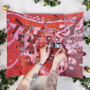 Malmö chokladfabrik julkalender med choklad 2025