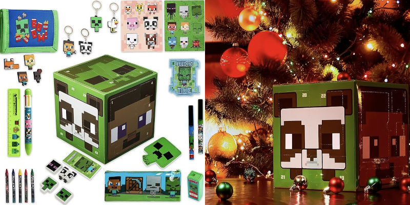 Minecraft stationery adventskalender