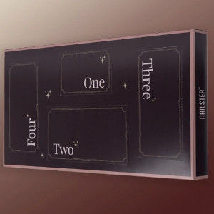 Nailster nagelkalender 2025 - Julkalender för naglar fyra boxar