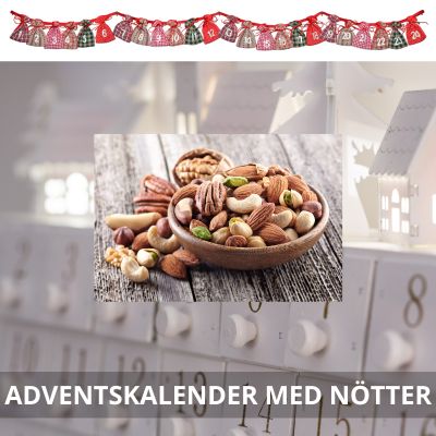Nötkalender - Adventskalender med nötter