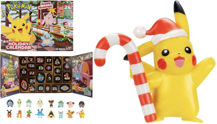Pokemon Julkalender 2025 med figurer och tillbehör