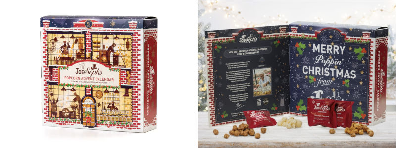 Popcorn kalender med 18 smaker