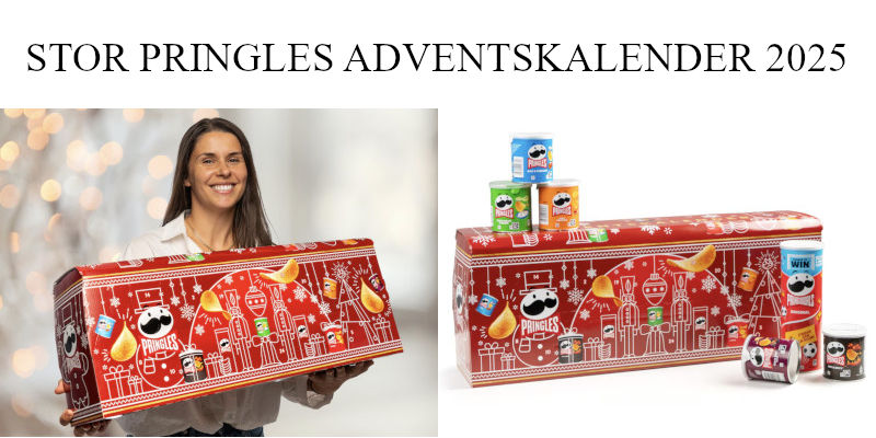 Pringles julkalender 2025 - Chips kalender
