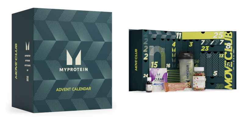 Träning adventskalender 2025 - Julkalender med proteinbar