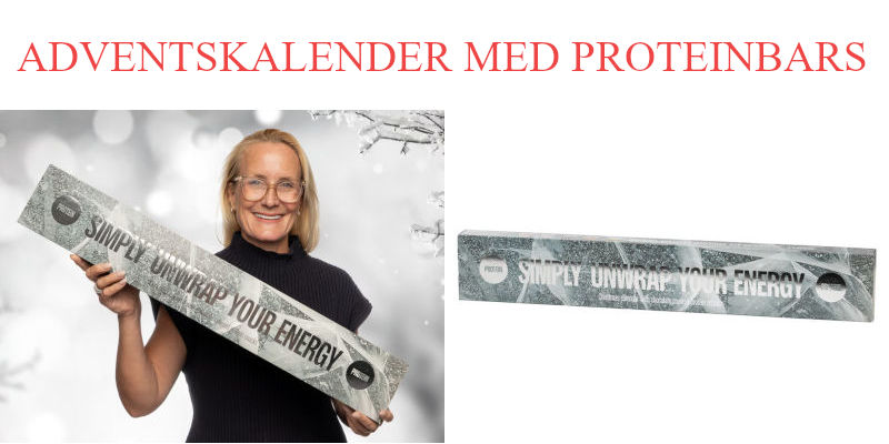 Träning adventskalender 2025 - Julkalender med proteinbar