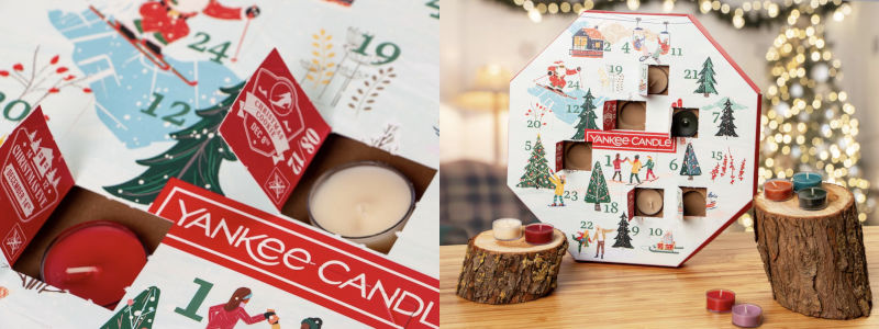 Yankee Candle adventskalender 2025 - Julkalender med värmeljus