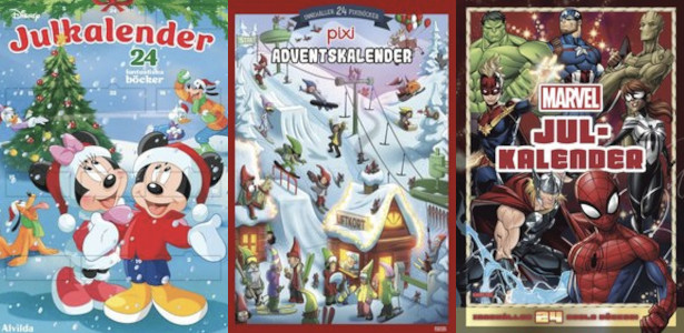 Novellix adventskalender med böcker