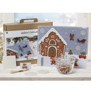 barn adventskalender 2025 med pyssel pärlor