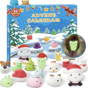 barn adventskalender 2025 mochi squishy
