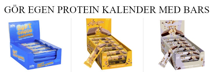 gör egen adventskalender med protein bars
