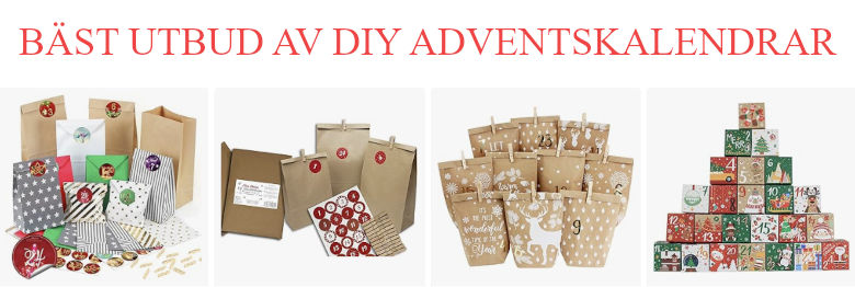 handla diy adventskalender att fylla själv