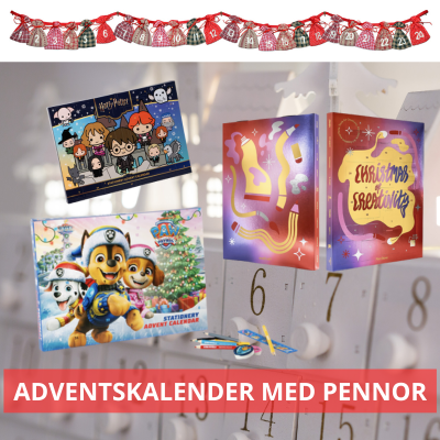 Adventskalender pennor & måla - Julkalender