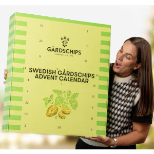Adventskalender med gårdschips