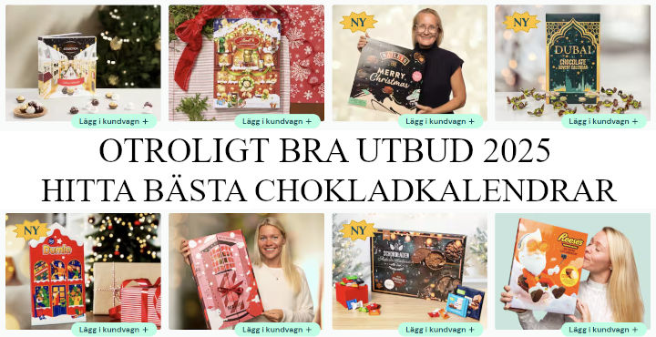 Chokladkalender - Adventskalender 2025 choklad