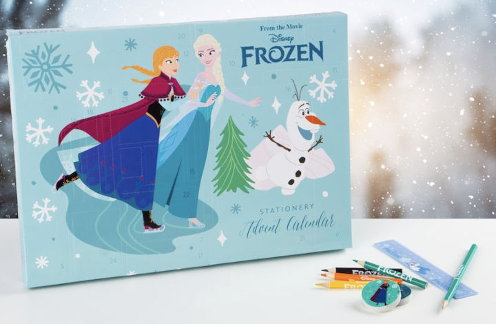 Frost adventskalender med skrivtillbehör - Julkalender barn