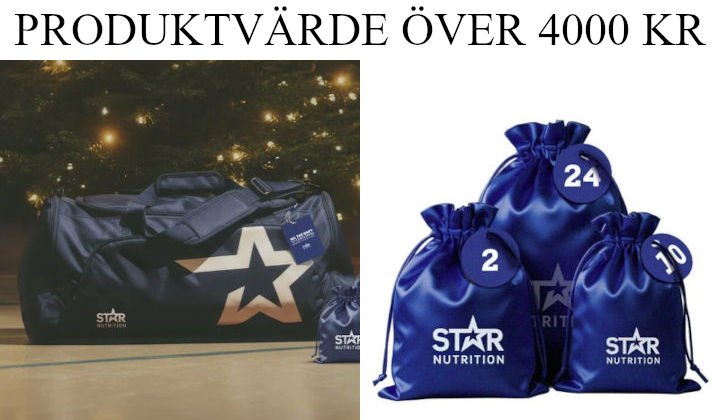 Gymgrossisten adventskalender 2025 - träning julkalender